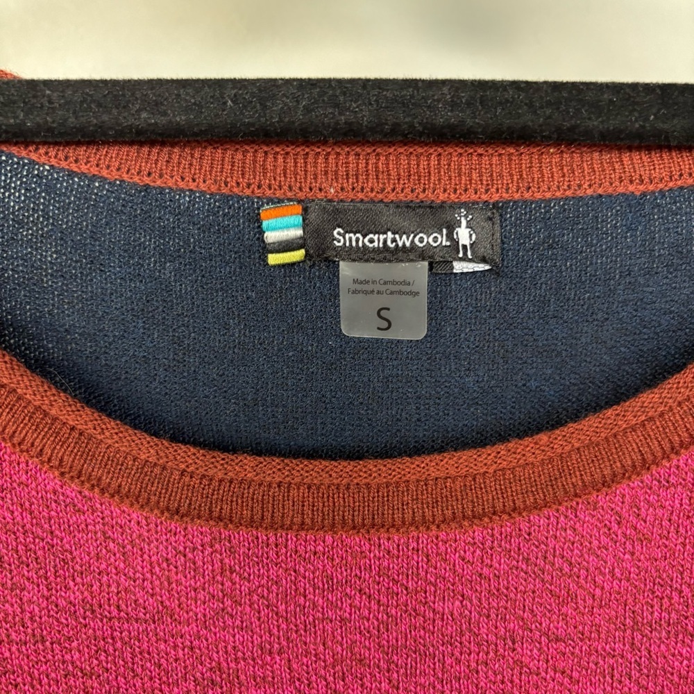Smartwool Color Block Long Sleeve Sweater Size S - image 2